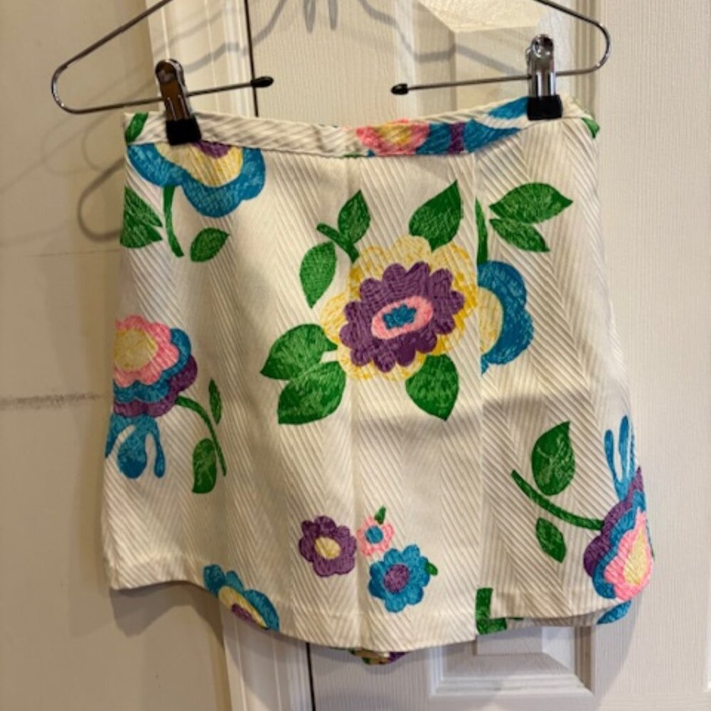 Vintage Floral Skort